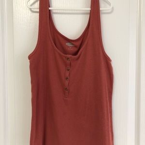 Coral Slim Fit Tank Top From Old Navy